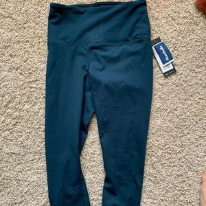 Teal cropped leggings